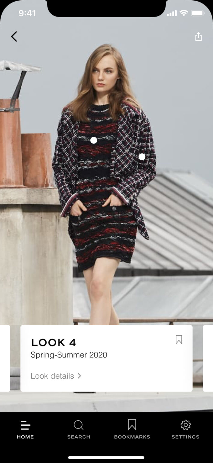 CHANEL retail catalogue screen 5